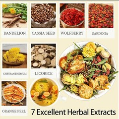 Dandelion Wolfberry Herbal Tea, Daily Liver Kidney Support