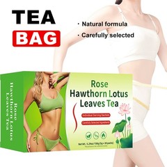Rose Hawthorn Lotus Leaves Tea Management Healthy Body Shape 5g Per Pack