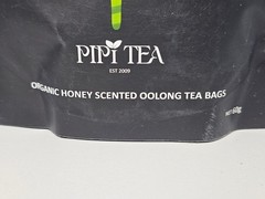 Pipi Tea Organic Honey Scented Oolong Tea- 20 bags – Exp 9/28 -New! Sealed!