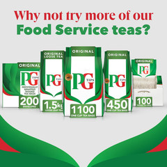 PG Tips One Cup Original Tea Bags (Pack of 1, Total 1100 Tea Bags)