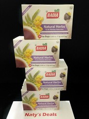 Badia-Natural Herbs Slimming & Slim Tea Lose Weight Detox 4 items 100 tea bags