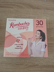 US Seller TEAZEN Kombucha 30 Sticks Peach Flavor
