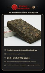 500g Authentic Fuding Old White Tea High Mountain Chen Xiang White Tea Bricks