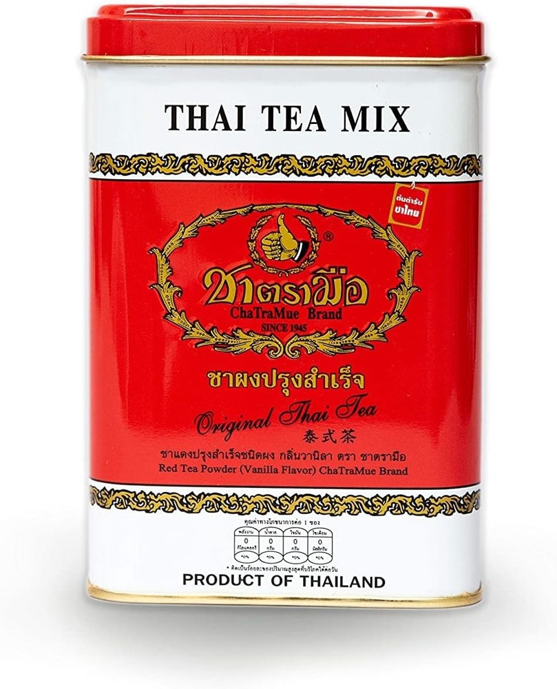 Number One Original Thai Tea Bags Red Label for Iced Tea, Milk Tea or Boba Tea
