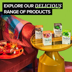 TAZO Organic Zen Green Tea, Caffeinated Tea with Refreshing Lemongrass & Spearmi