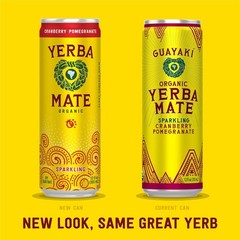 Flavorful Organic Yerba Mate – Cranberry Pomegranate Sparkling Beverage, 12-Pack