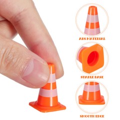 road cones mini Miniature Traffic Toys Construction Toys Model