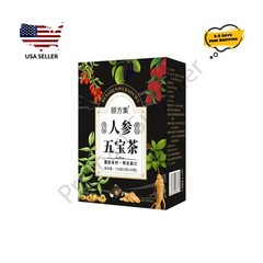 Five Treasure Ginseng Tea – Herbal Red Date Blend for Energy & Kidney Support