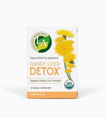 Teas, Caffeine Free Dandy Liver Detox Tea, 20 Count