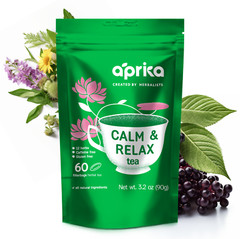 Calm & Relax Herbal Tea for Stress Relief and Relaxation, 60 bags, USA seller