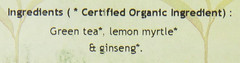 Organic Green Tea With Lemon Ginseng Loose Leaf Bulk 16 oz Invigorating