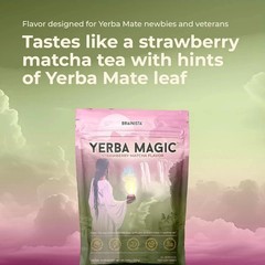Yerba Magic, Yerba Mate Tea Instant Powder Drink with Nootropics, Pre & Probioti