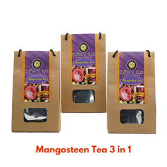 Mangosteen Tea. Bali Organic, Natural, and Herbal Sugar-Free Tea Powder