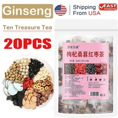 20pcs Ginseng Five treasure tea , Kidney tea ,liver tea , red date kidney health
