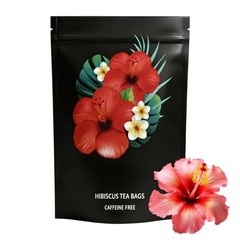 PiPi Tea Organic Hibiscus Tea Bags – Caffeine Free Herbal Tea Rich in Antioxi…