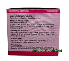 Plasifora Tea Herbal 25 bags TE de PASIFLORA Passion Flower Tea Free Shipping
