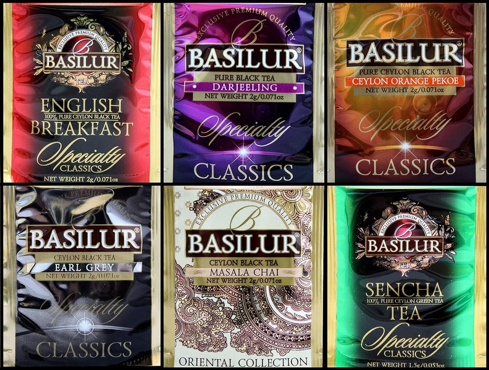 Basilur, Specialty 6 Classic & Masala Chai Tea (10 bags each) free shipping