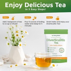 Diverticulitis Tea | Te Organico De Hojas Sueltas, Sin Cafeina | 36 C