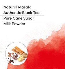 QuikTea Masala Chai Tea Latte 20 Pack Instant Chai Authentic Indian Spiced Tea