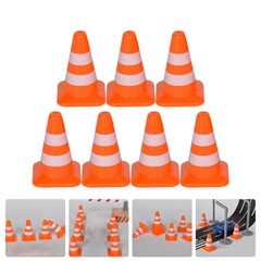 road cones mini Miniature Traffic Toys Construction Toys Model