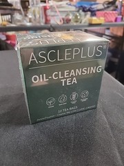 ASCLEPLUS Oil-Cleansing Tea Bagged Vegan Non-GMO Gluten Free Pantry 10 Servings