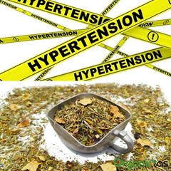 Organic Tea for High Blood Pressure – 24 Herbs Blend to lower BP naturally 100g