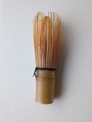 Japanese Handcrafted Golden Bamboo Matcha Tea Whisk Traditional Tool