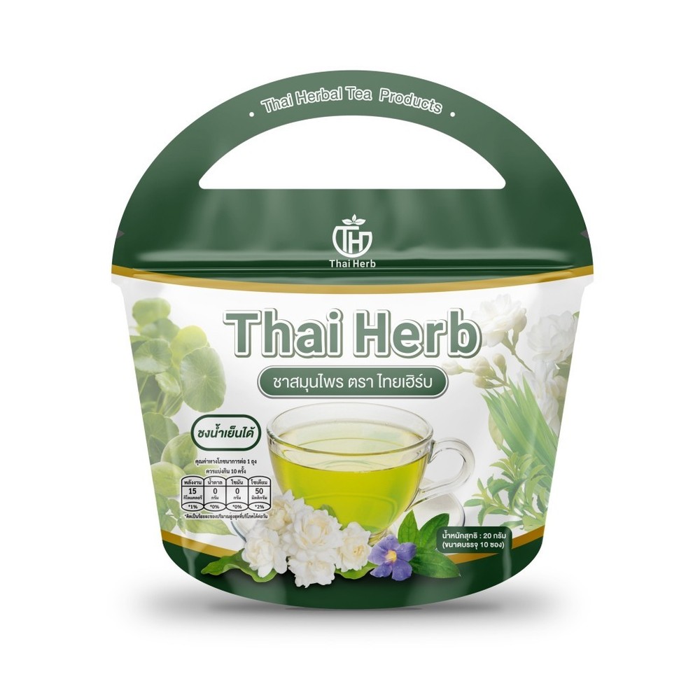 Thai Herb Herbal Tea – Blue Trumpet Vine & Botanical Blend 10 tea bag