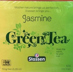 Jasmine Green Tea Stassen Pure 100 Tea Bags #1 Quality- New In Box