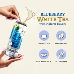 AriZona Blueberry White Tea – Big Can, 22 Fl Oz (Pack 22 of 12)