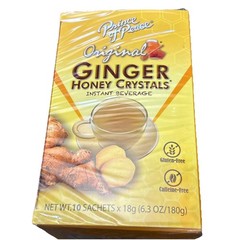 Prince of Peace Ginger Honey Crystals, Instant Beverage, Caffeine Free, 6.3 oz!