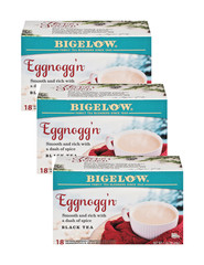 Bigelow Eggnogg’n Tea – 18 Per Box – (3) Boxes Total