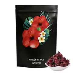 PiPi Tea Organic Hibiscus Tea Bags – Caffeine Free Herbal Tea Rich in Antioxi…