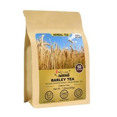 Barley Tea, 4g X 50 Count – Natural Roasted Barley Grain – Mild Baking Type …