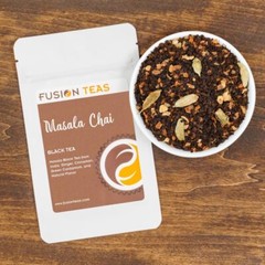 Masala Chai Black Tea – Classic Indian Loose Leaf Blend – Fusion Teas