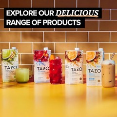 TAZO Classic Chai Latte, Black Tea Concentrate, Easy-to-Serve Caffeinated Cha…