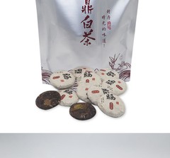 White Tea Premium Natural Healthy Fuding Shoumei Gold Coin Mini Cake 500g
