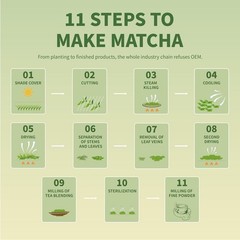 Pure Matcha Powder Green Tea Powder for Latte, Cooking, Baking,100% Natural