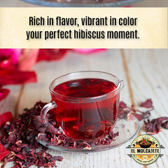 Hibiscus Flower Cut Sifted – Organic, Natural – Flor de De Jamaica –