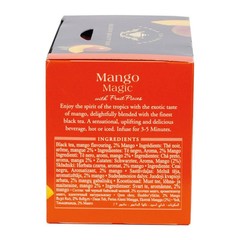 Ahmad Tea Mango Magic Black Tea 20 Count Naturally Caffeinated Flavorful Brew