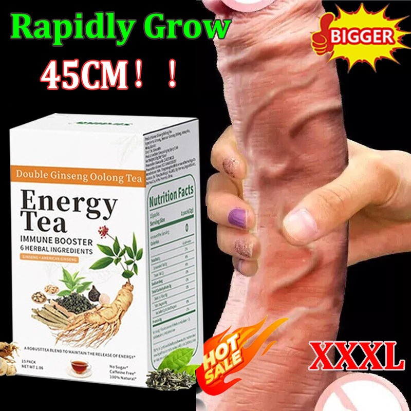 Energy Tea Immune Booster Ginseng Oolong Tea, Kidney Liver Tea For Women & Men