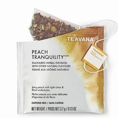RARE Starbucks Teavana Peach Tranquility Peach Herbal Tea Bags 10ct