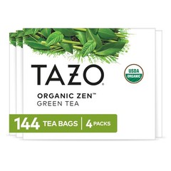 TAZO Organic Zen Green Tea, Tea for Health and 144 Bags