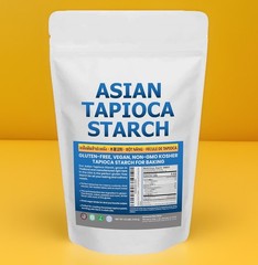 Tapioca Starch (2.5 LB) Gluten-Free GMO-Free for Making Boba Tea Pearls Baking