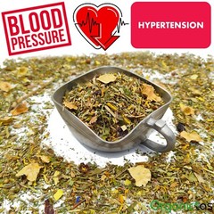 Organic Tea for High Blood Pressure – 24 Herbs Blend to lower BP naturally 100g