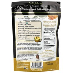 Ayurvedic Golden Milk Blend, Turmeric Tea Latte, Caffeine Free, 5 oz (140 g)