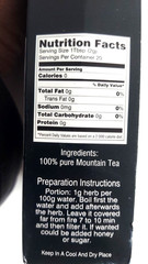 Greek Mountain Tea on Stem 40g (Mt. Taygetos) – Natural Herbal Tea – Few Left