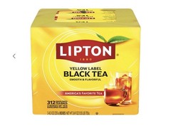 Lipton Yellow Label Black Tea & Infusion Bagged 312 Tea Bags 705g Pantry