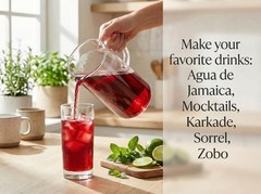 Hibiscus Tea, 1LB, Organic Flowers from Egypt – Cut & 16 Ounce