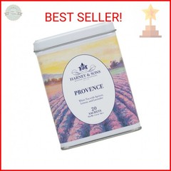 Harney & Sons Provence Tea, White Tea with Flavors of Apricot, Lemon and Lavende